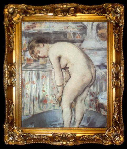 framed  Edouard Manet Woman in a Tub, ta009-2